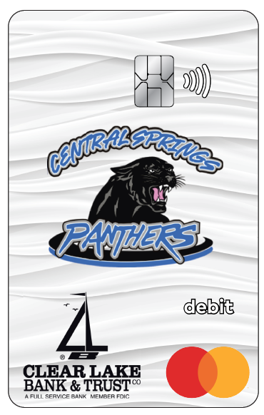 Central Springs Panthers debit card