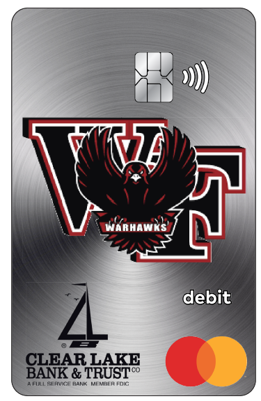 Warhawks debit card