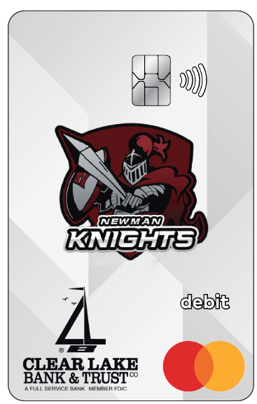 Newman Knights debit card