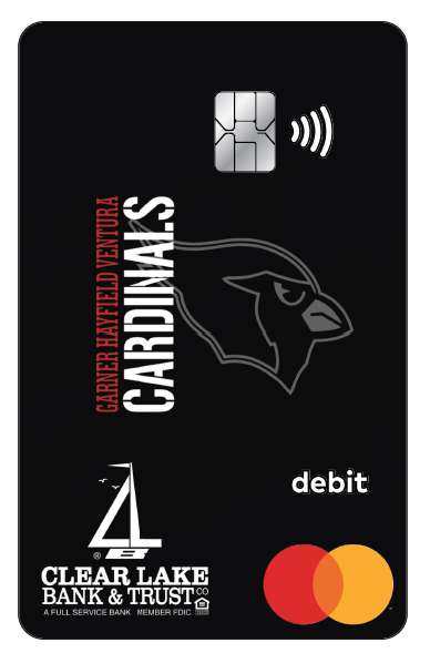 Carver Hayfield Ventura Cardinals debit card